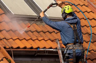 Démoussage et hydrofuge de toiture à Garde